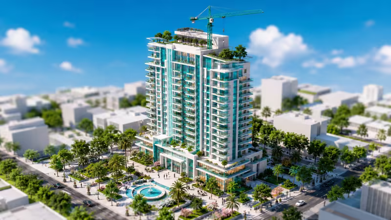 Skyline Ascent — cinematic scroll website world for real estate and developments